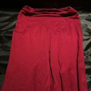 Red Leggings Small